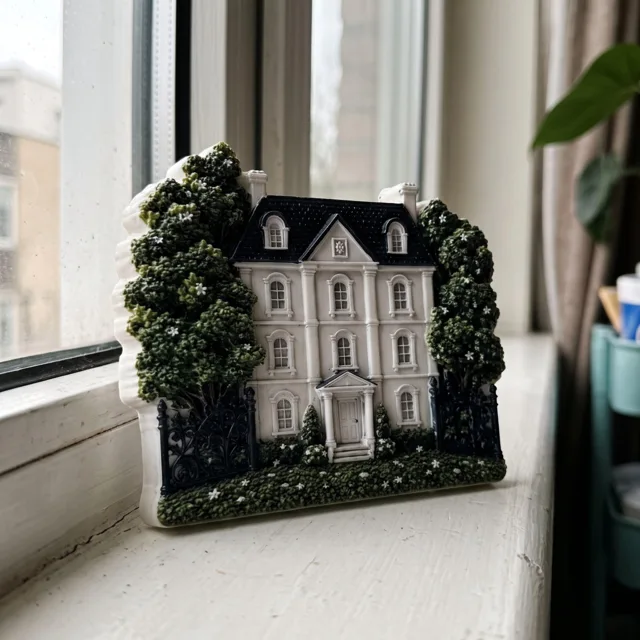 Resin Castle Fridge Magnet, Forest Mansion Home Decor — product photo 4