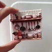 Refrigerator Magnet: Resin Relief Kitchen Shelf Scene With Miniature Cookware — product photo 3