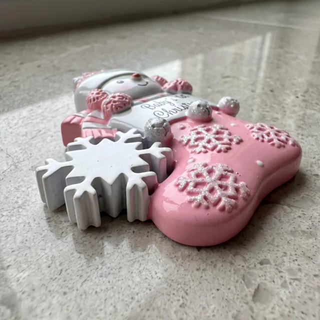 Christmas Snowman Magnet, Resin Relief Christmas Decor — product photo 9