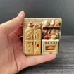 Vintage Kitchen Fridge Magnet with Raised Oven and Cabinet Scene — product photo 13
