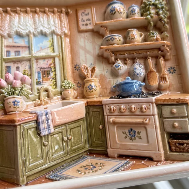 Fridge Magnet, Resin Cozy Kitchen Scene Decor — product photo 3