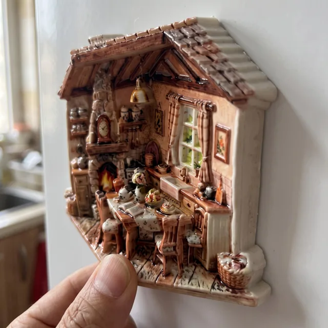 Kitchen Scene Fridge Magnet, 3D Relief Resin Refrigerator Decor — product photo 7