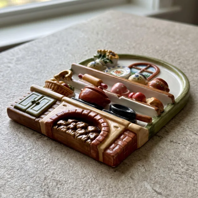 Resin Kitchen Magnet Miniature Shelf Scene, Cozy Home Decor Accent — product photo 8