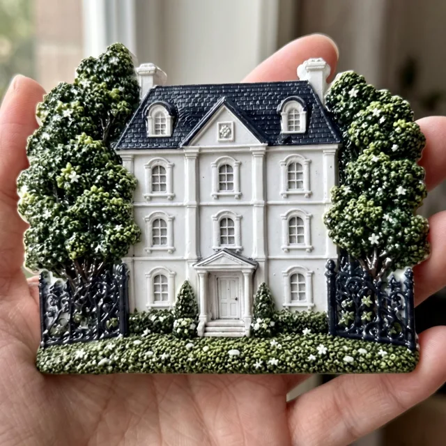 Resin Castle Fridge Magnet, Forest Mansion Home Decor — product photo 10