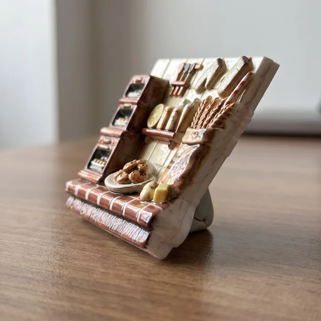Refrigerator Magnet: 3D Resin Relief Miniature Kitchen Baking Scene — product photo 6