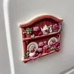 Refrigerator Magnet: 3D Resin Kitchen Pantry Shelf Strawberry Jam Miniature Decor — product photo 2
