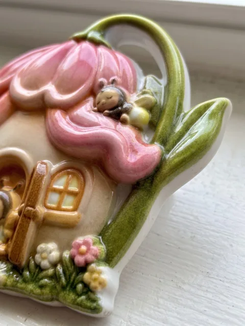 3D Flower House Magnet: Whimsical Fairy Cottage Resin Miniature (7x8cm) — product photo 8