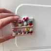 Flower Shelf Fridge Magnet, Colorful Potted Plants Display — product photo 2