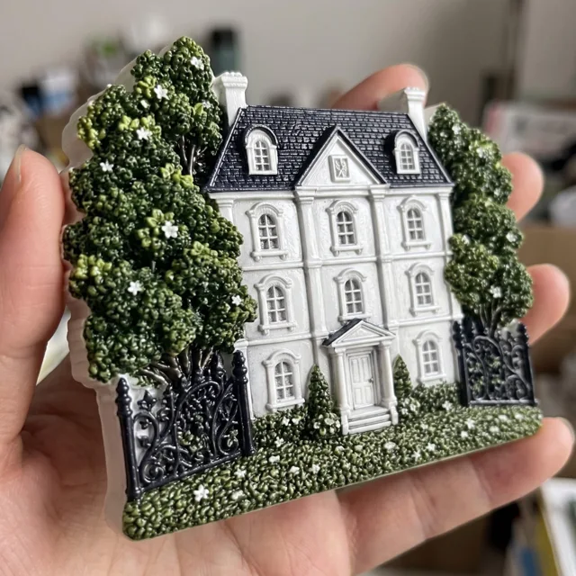 Resin Castle Fridge Magnet, Forest Mansion Home Decor — product photo 2