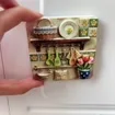 Kitchen Shelf with Floral Details 3D Resin Relief Fridge Magnet — product photo 10