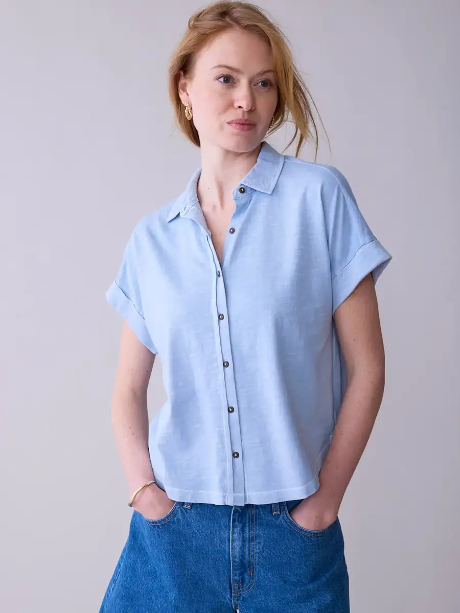 Washed Short Sleeve Avery Shirt